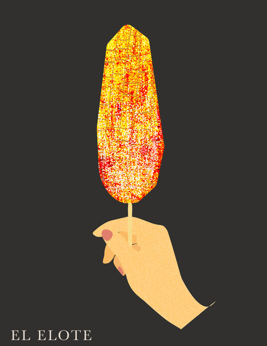 El Elote Art Print